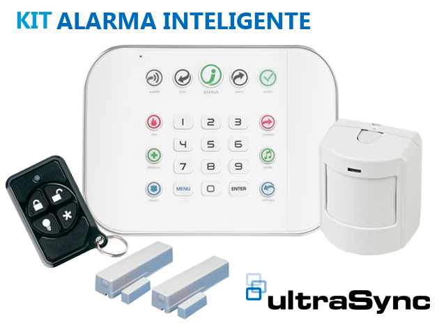 KIT ULTRASYNC 1PANEL+1PIR+2MAGNETOS+1LLAVERO ZW-6400KIT